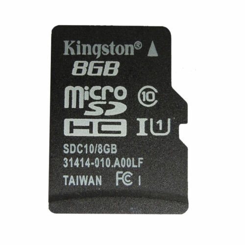 scheda micro SD 8gb